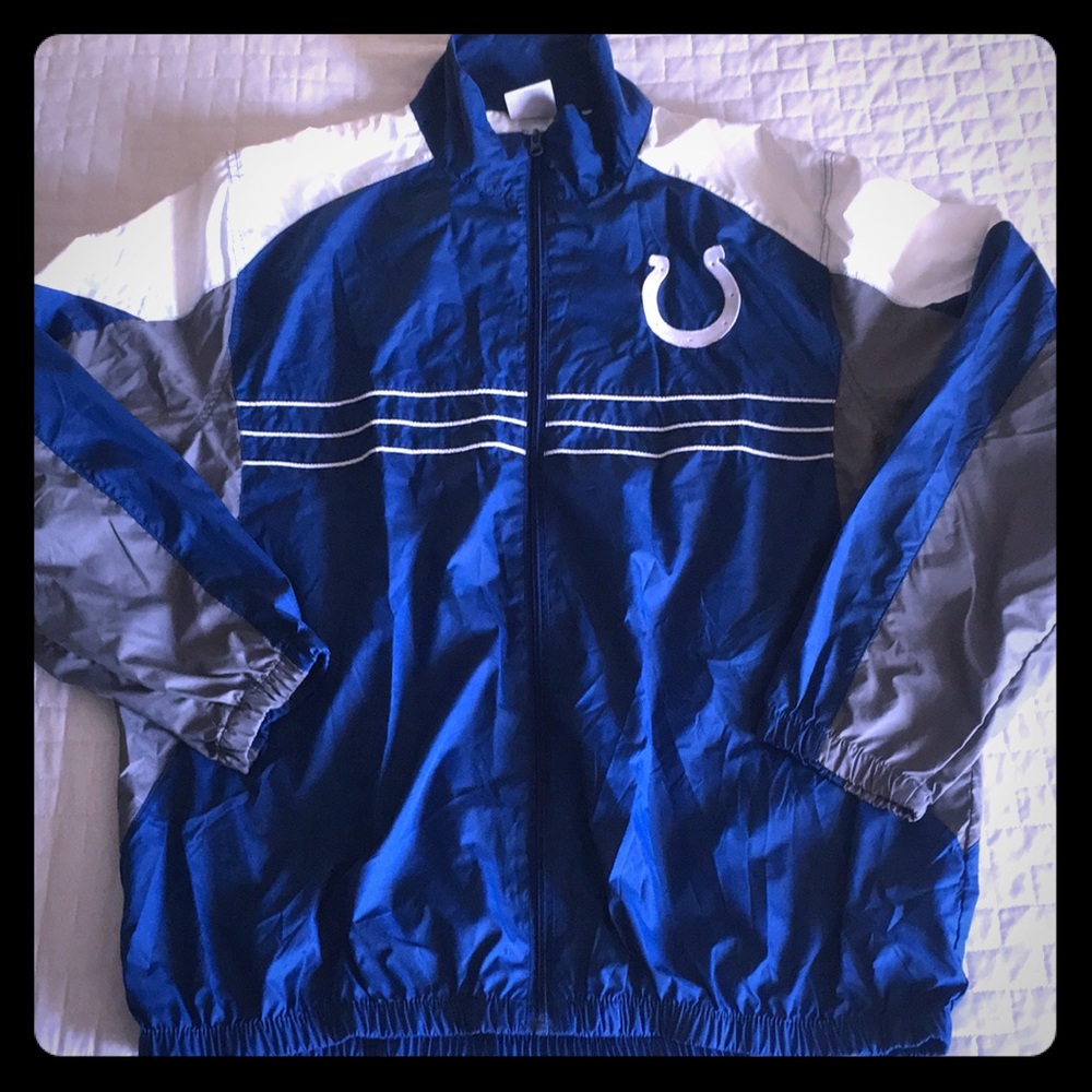 Indianapolis COLTS 🐎🏈WIND BREAKER💨 🟦⬜️